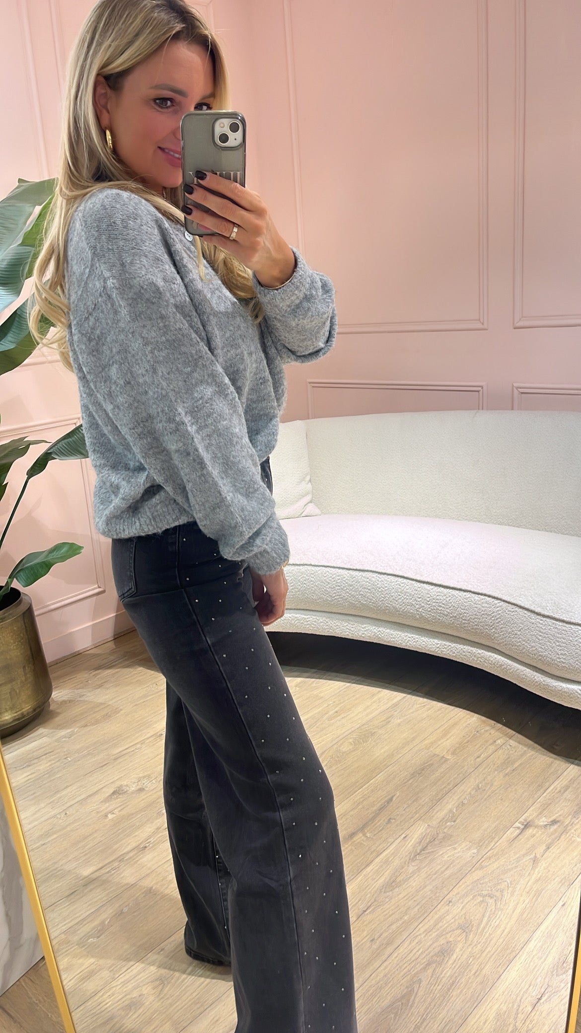 Vest Sophie Licht Grijs