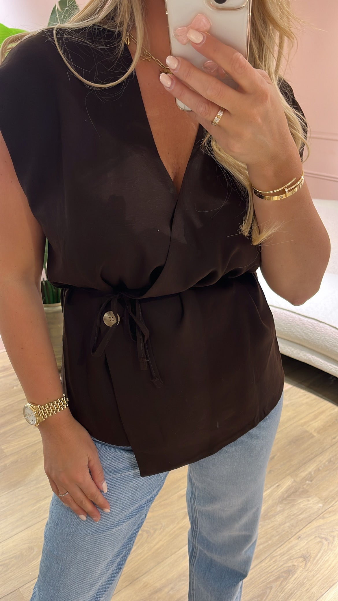 Gilet Grace Choco