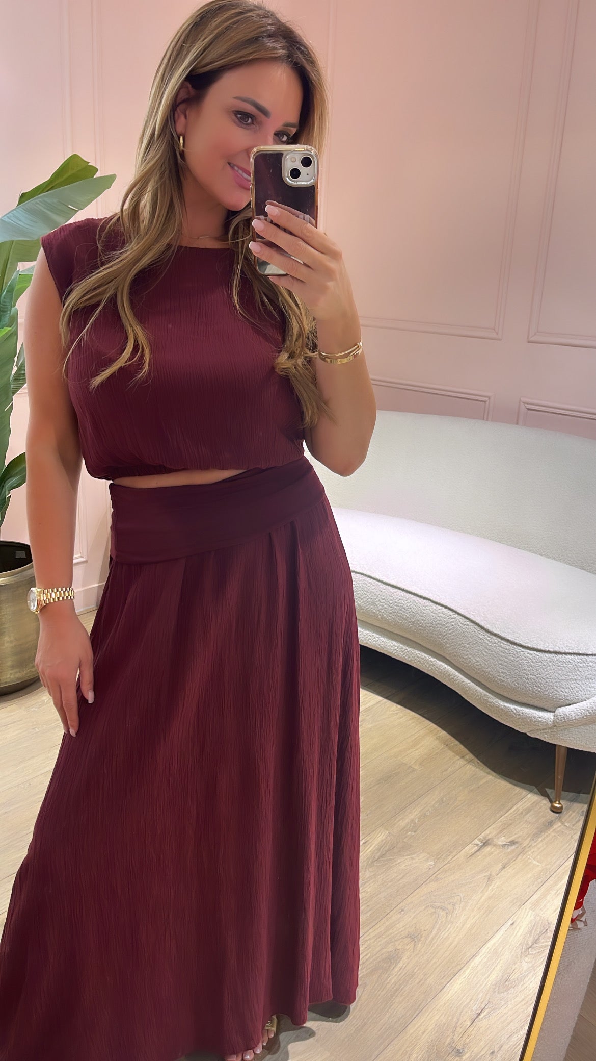 Luna Flow Set Burgundy