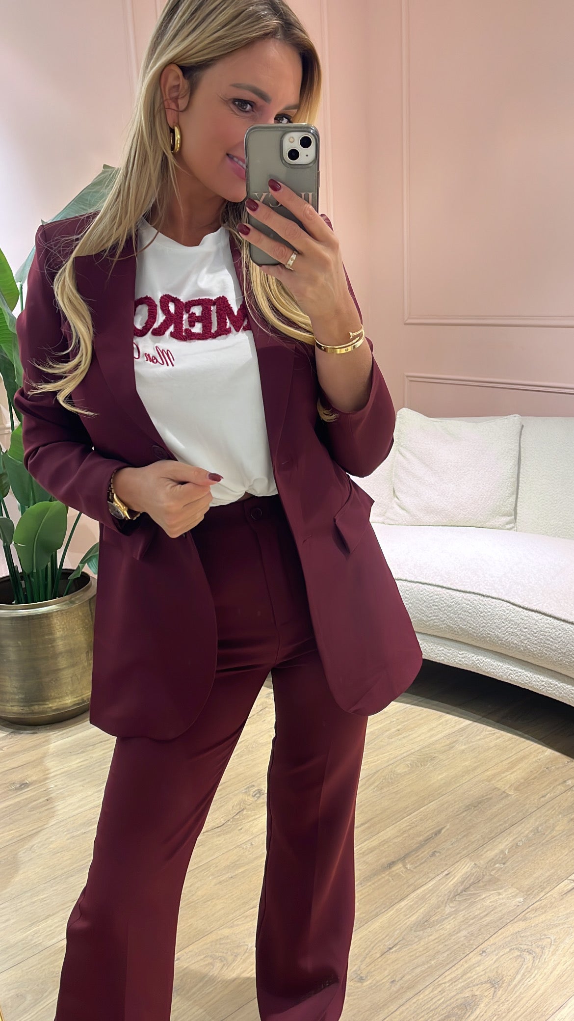 Blazer Lillian Bordeaux