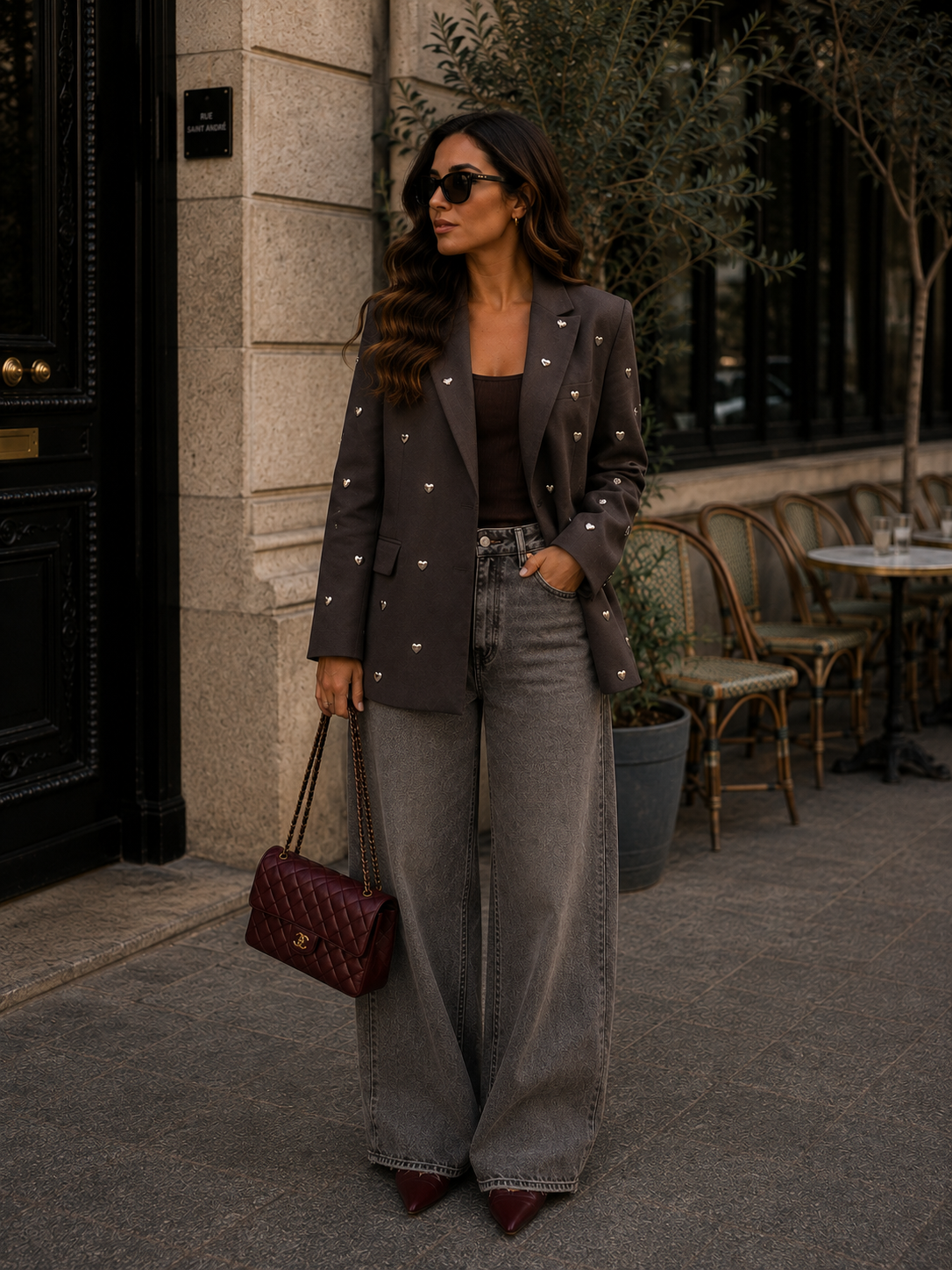 Amour Heart Blazer 🤎