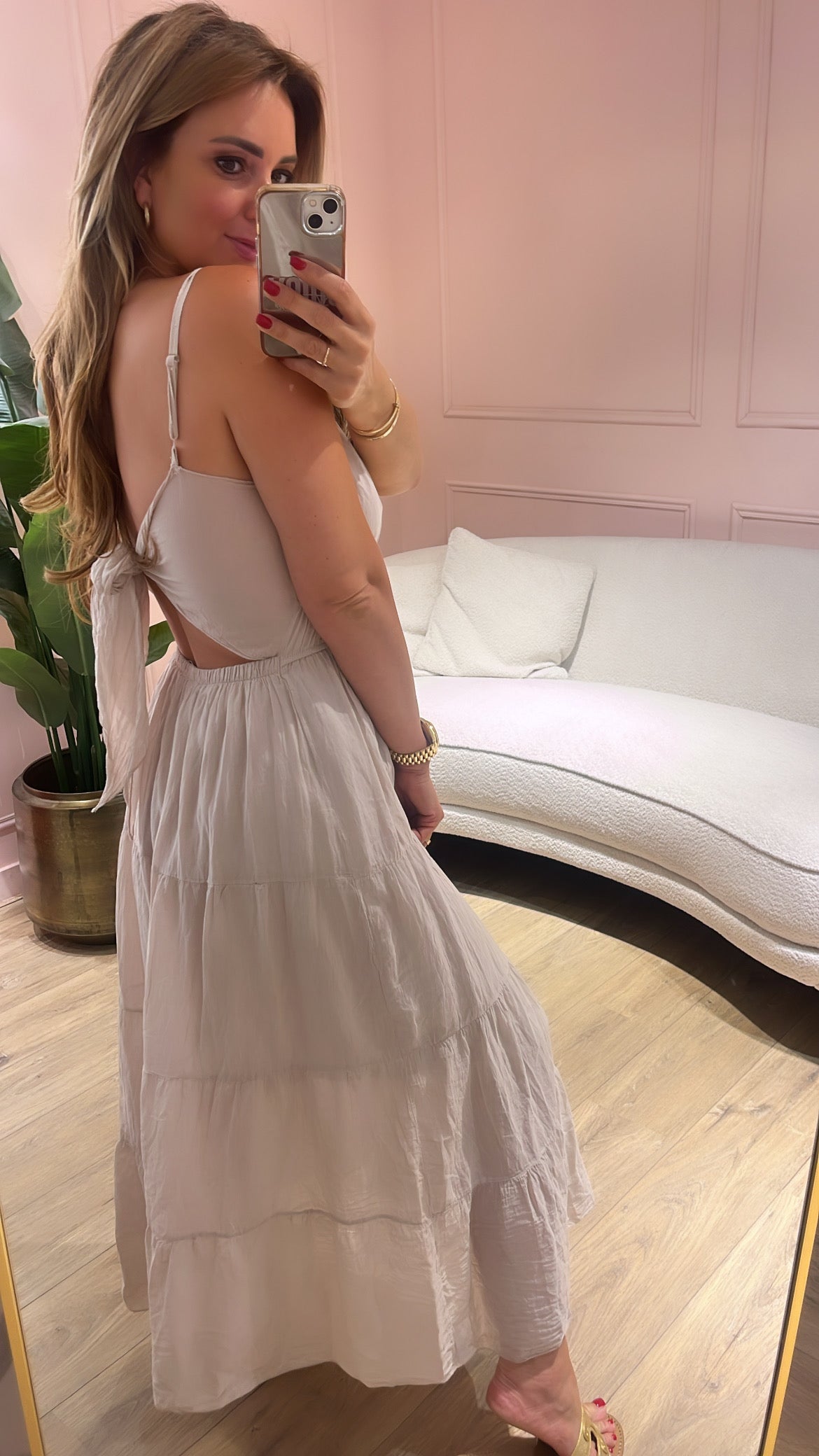 Jurk Bowie-beige