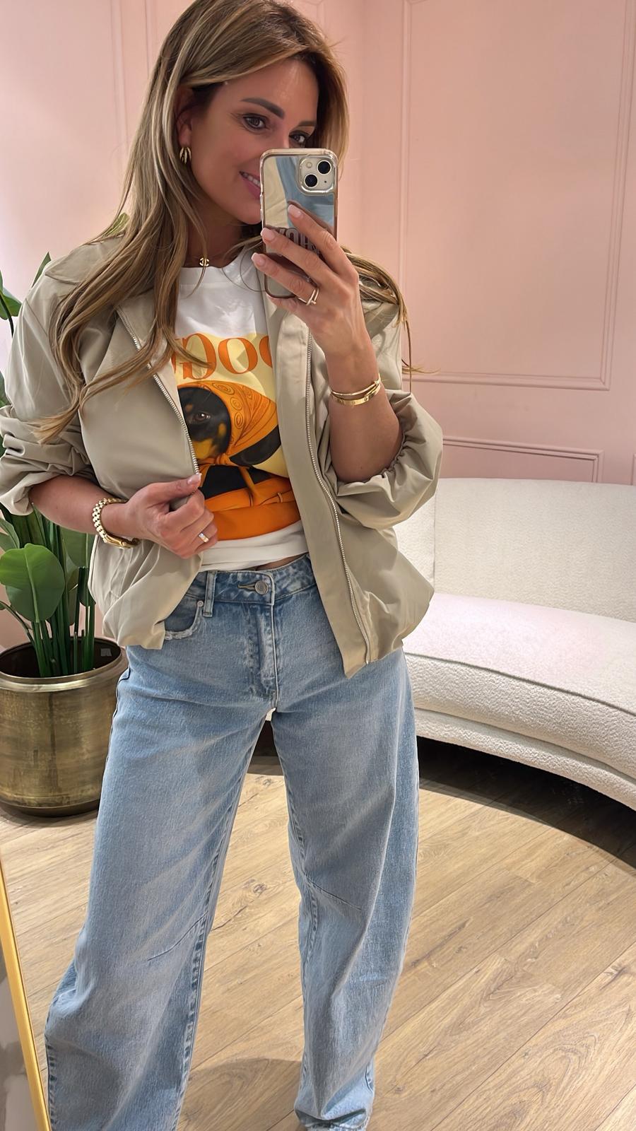 Mila Bomber - beige