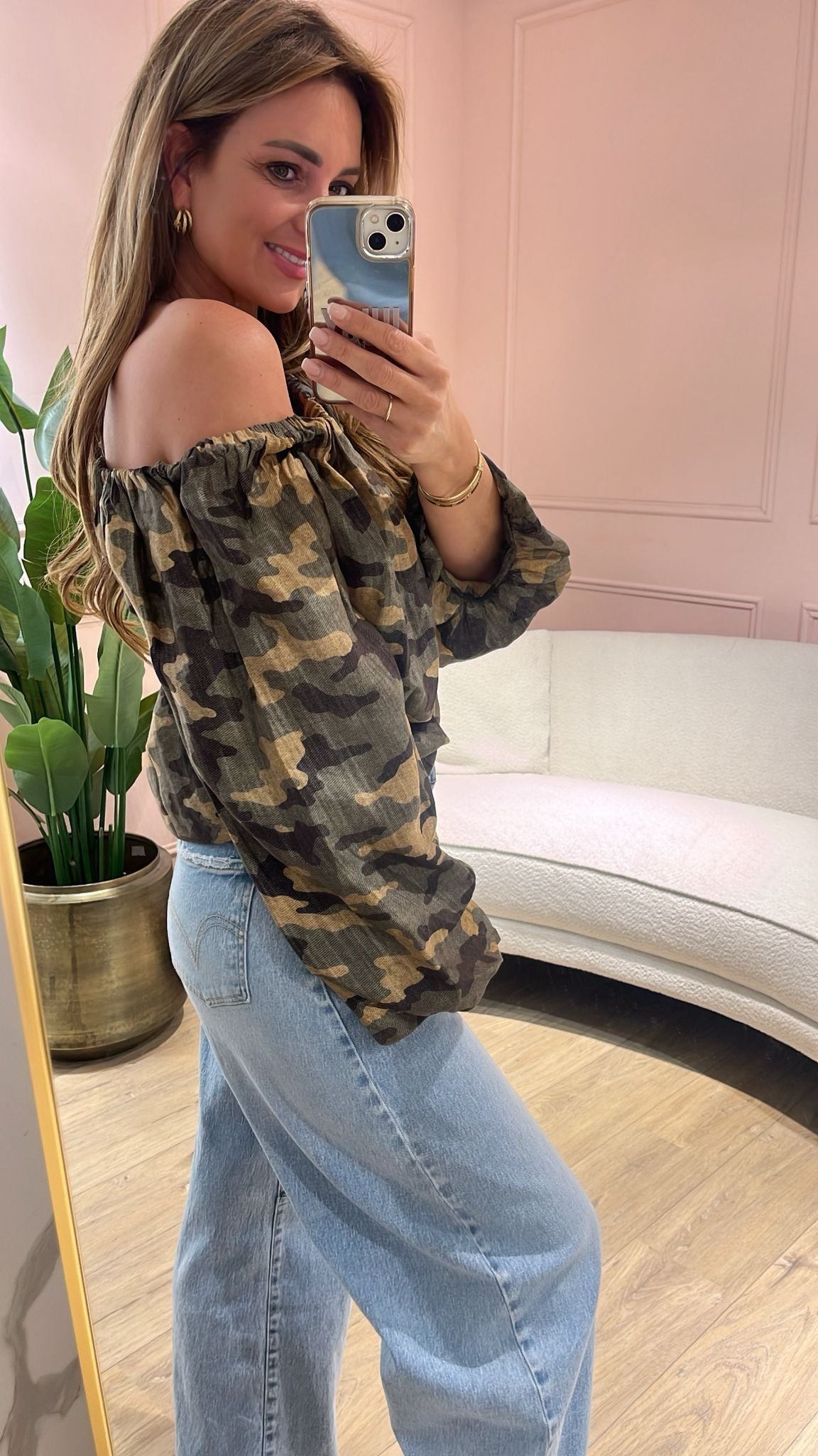Camo Belle Top