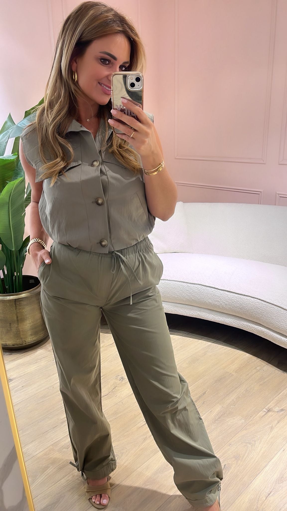 Noa Broek - olijfgroen