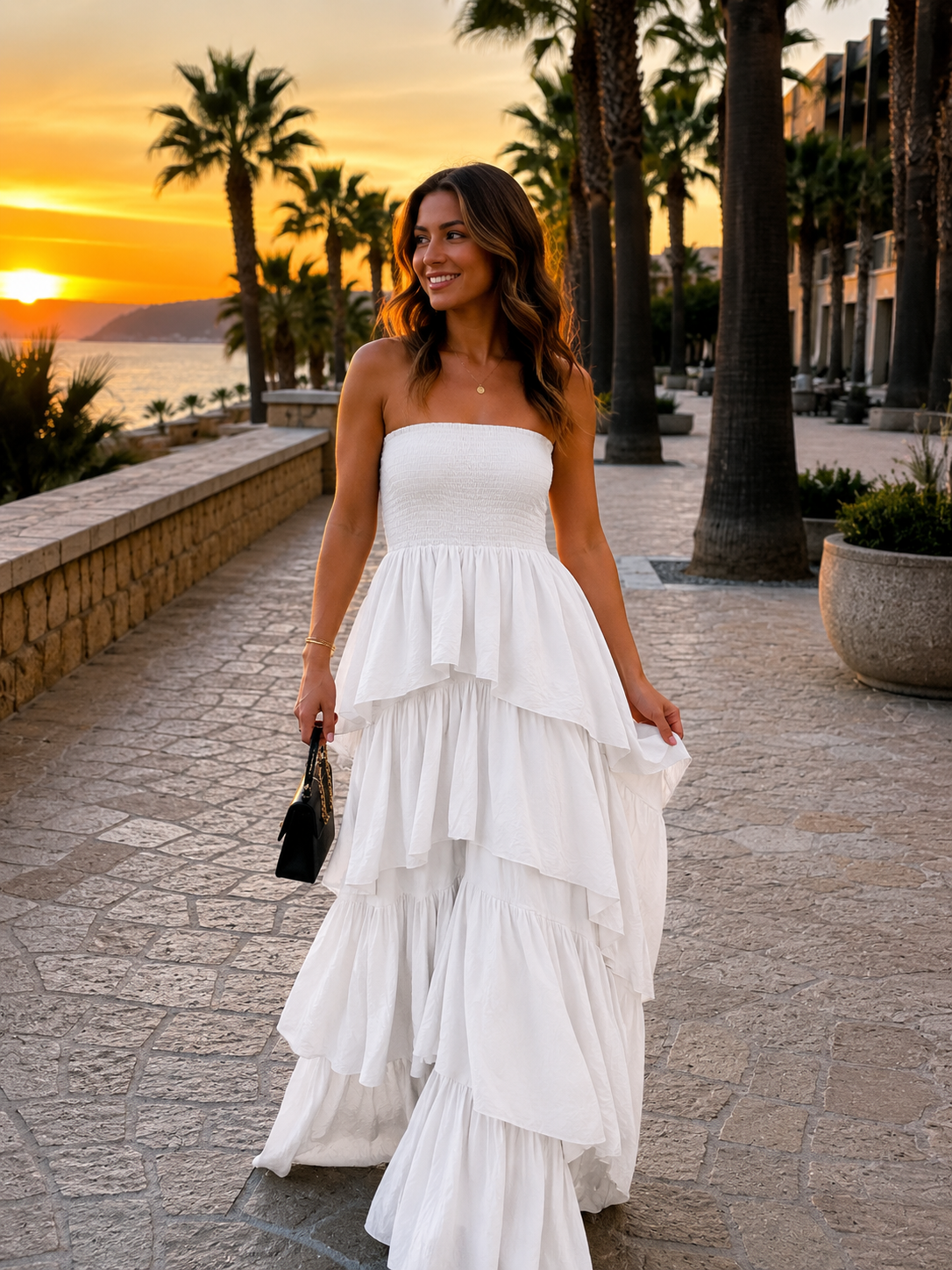 Amélie Maxi Dress - wit