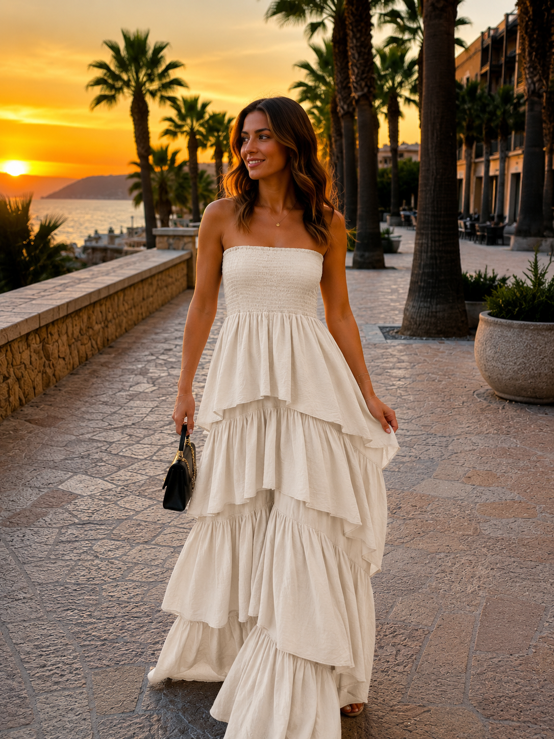 Amélie Maxi Dress - beige