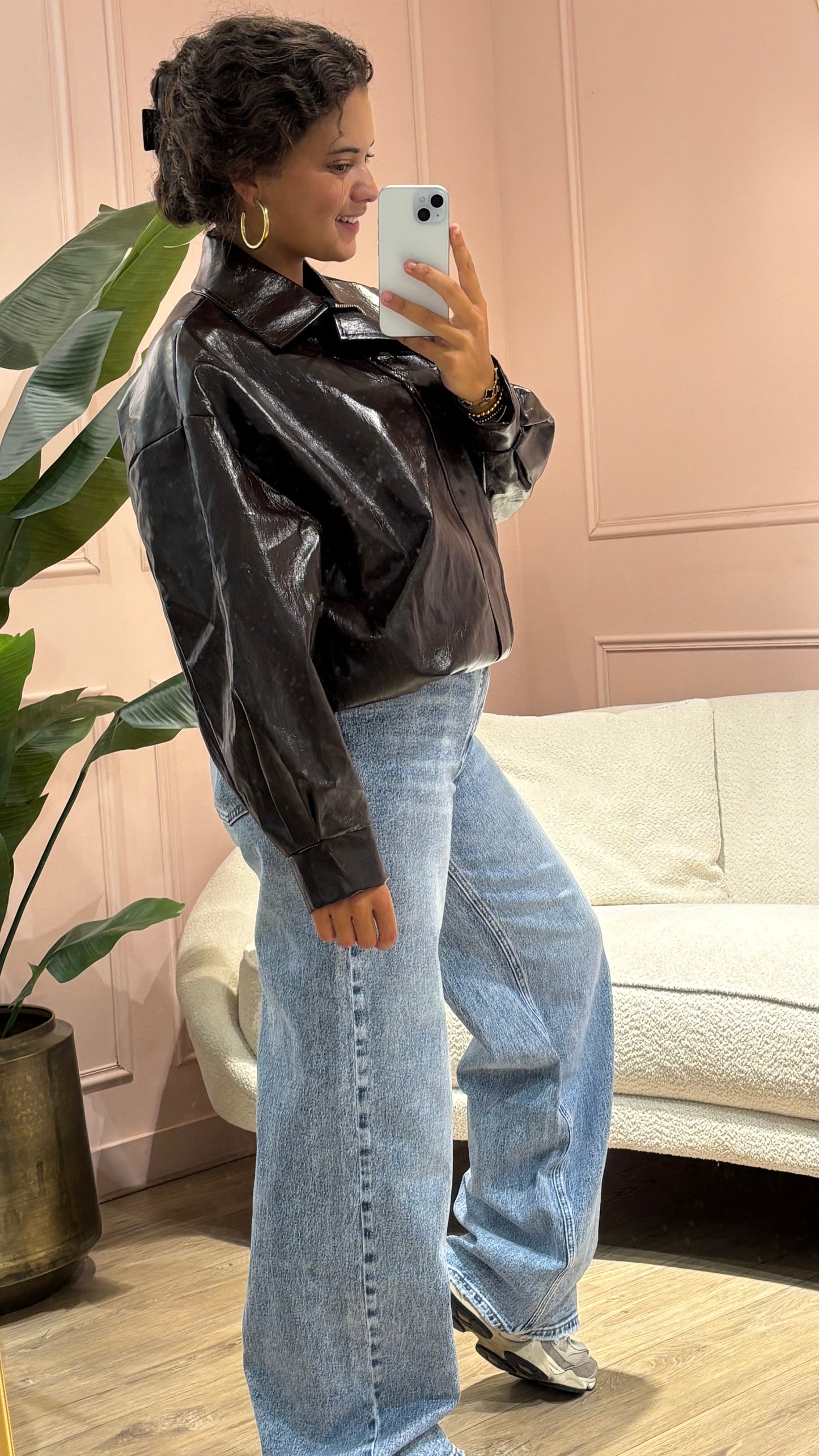 Rebel Leather jacket - Brown