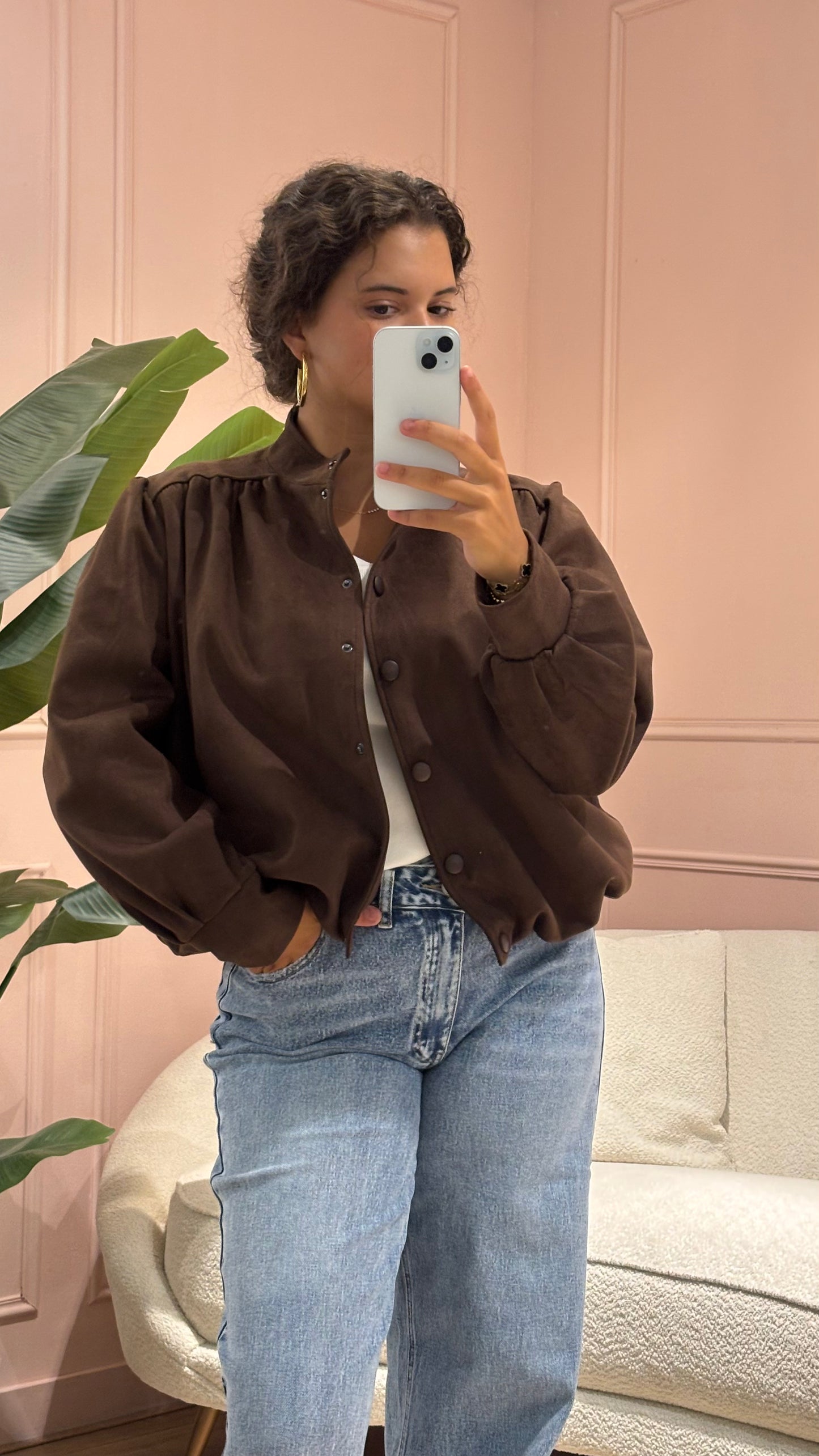 Stella Suede Jasje Brown