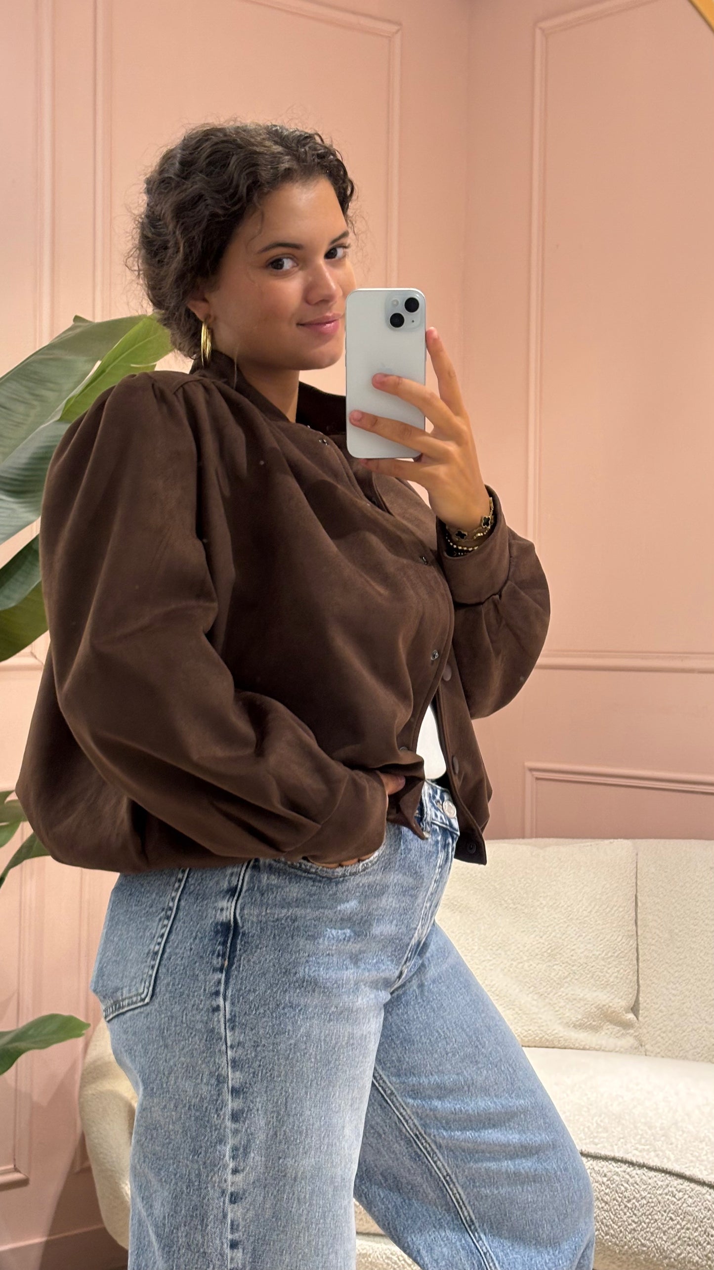 Stella Suede Jasje Brown