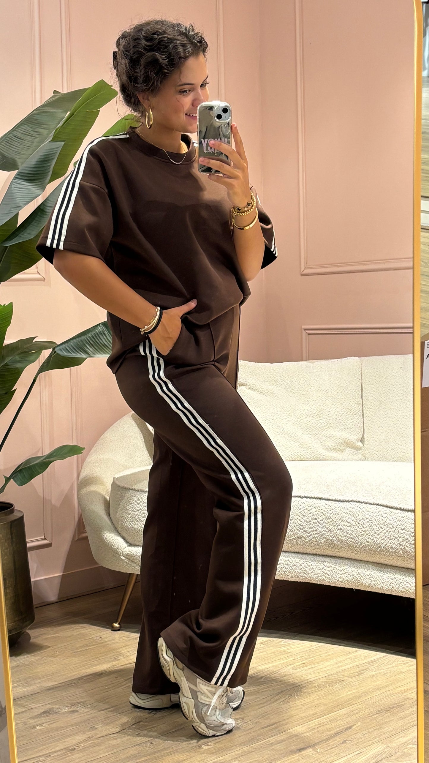 Comfy Luxe Joggingbroek - Bruin