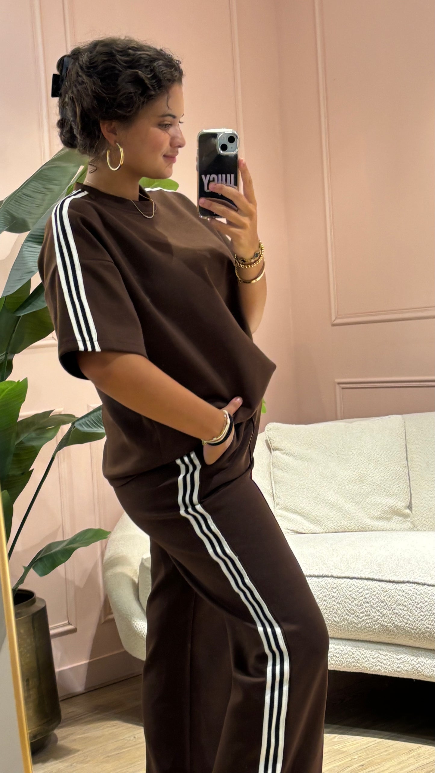 Comfy Luxe Joggingbroek - Bruin