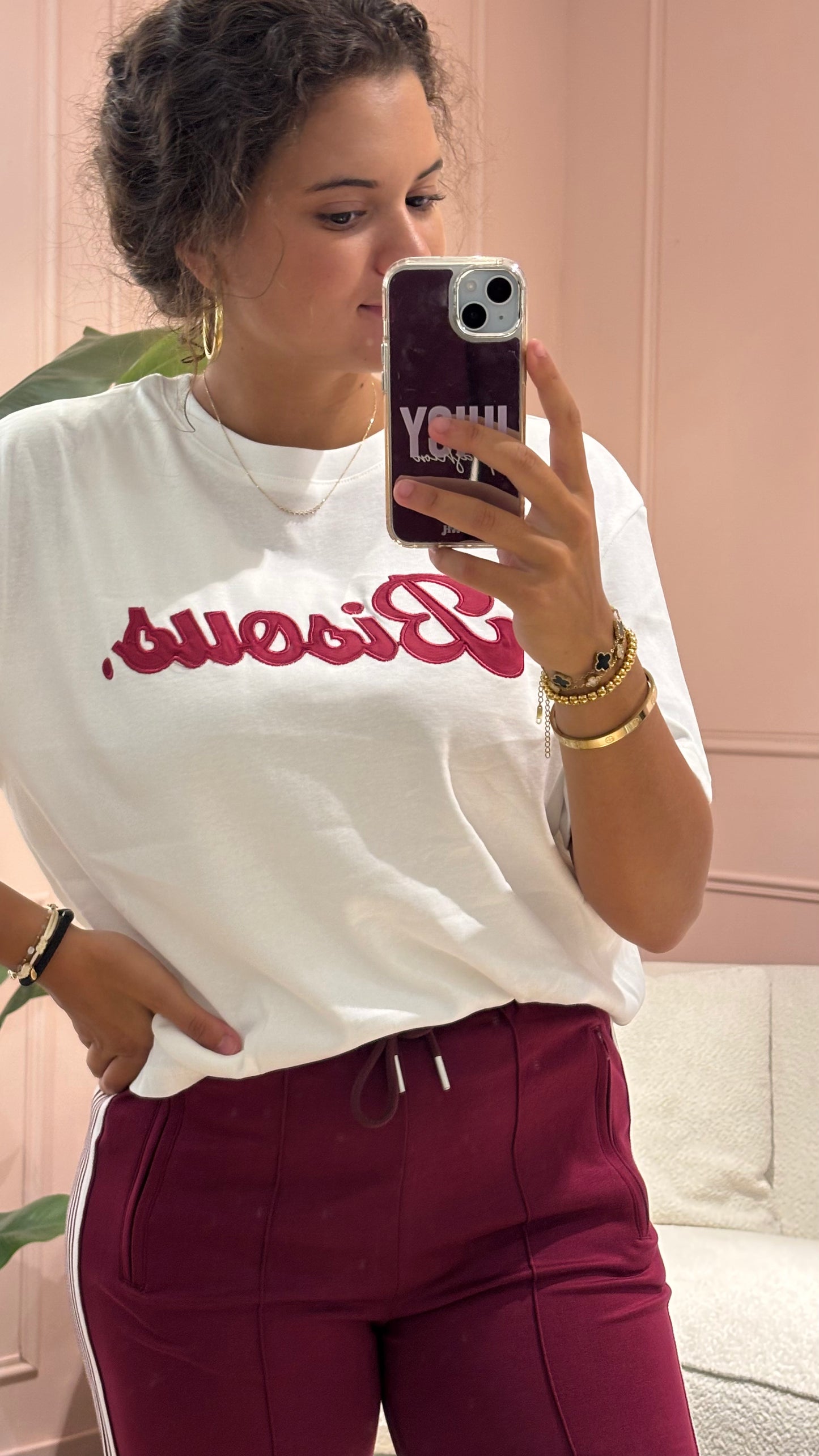 Casual Statement Shirt - Red