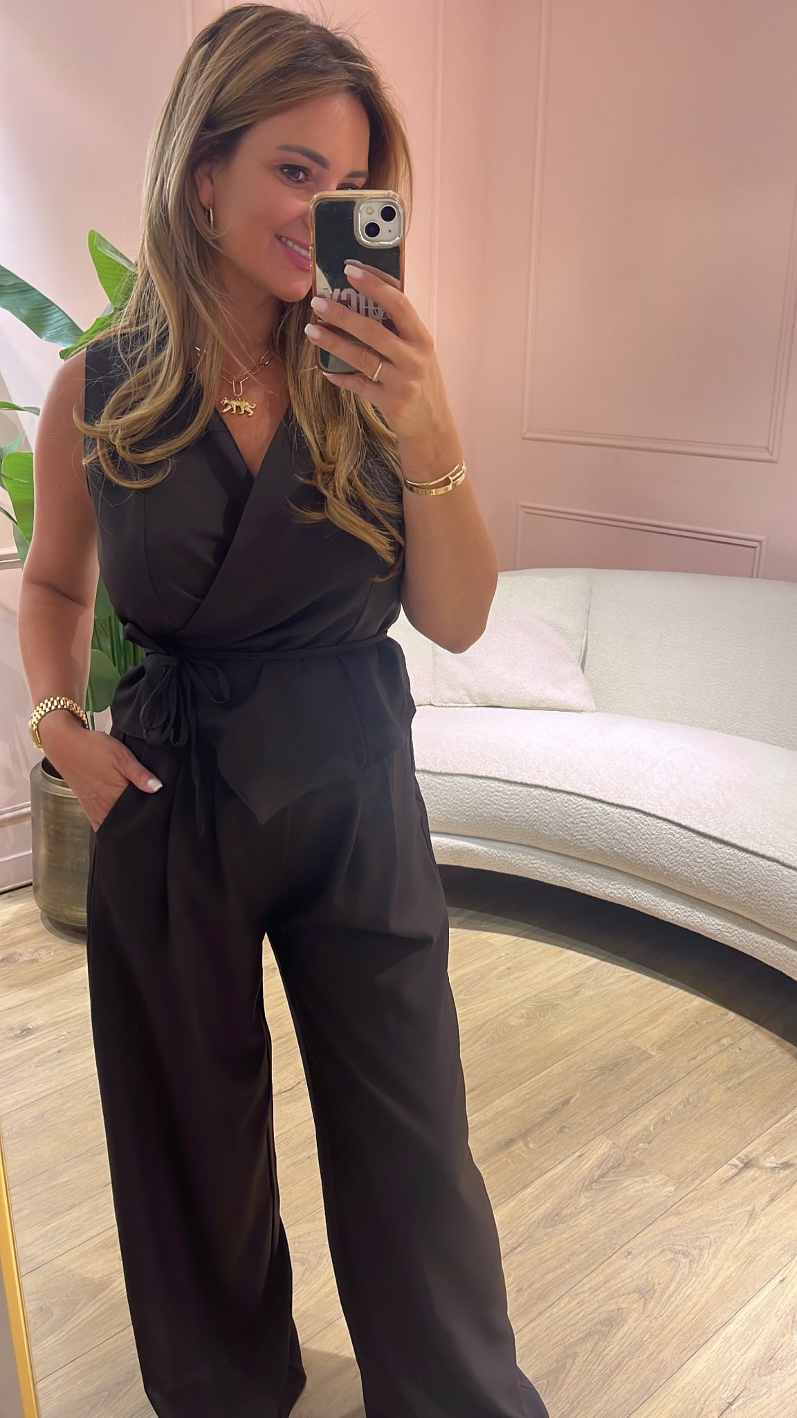 Azzurro Jolie Pants - chocoladebruin