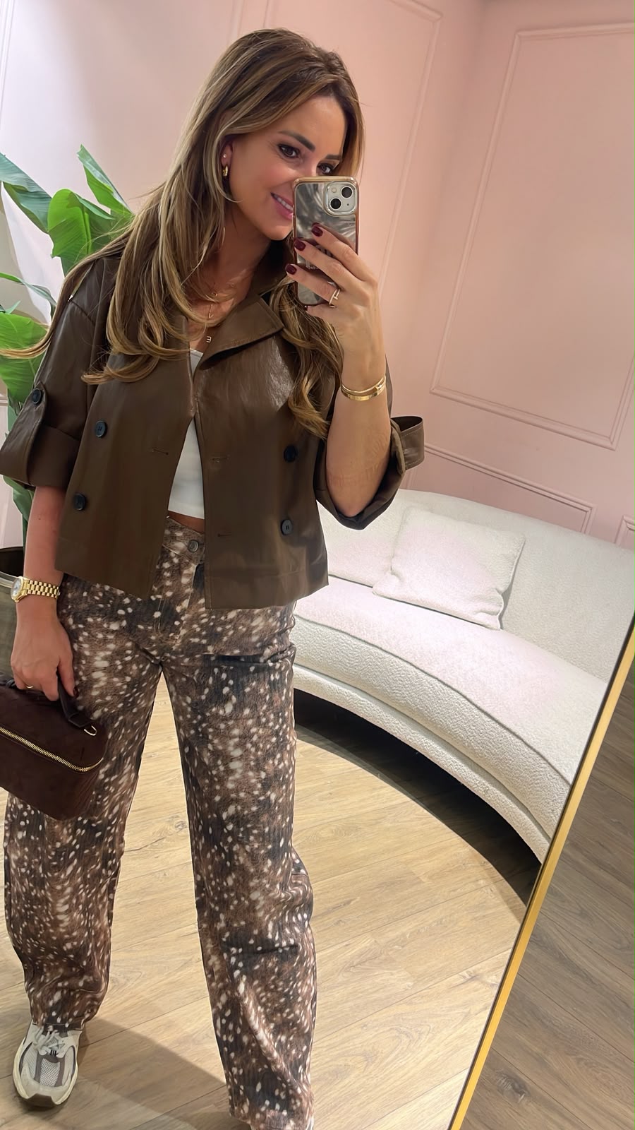 Liva Cropped Jacket - camel