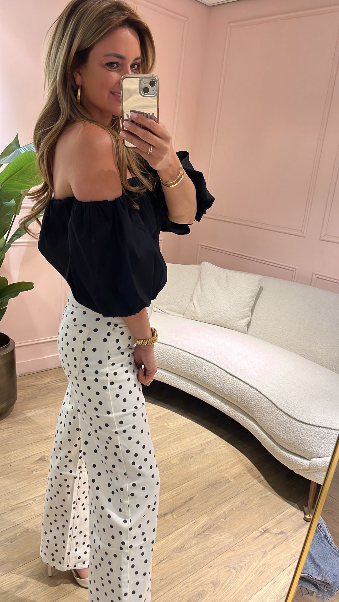 Polka Chic Pants