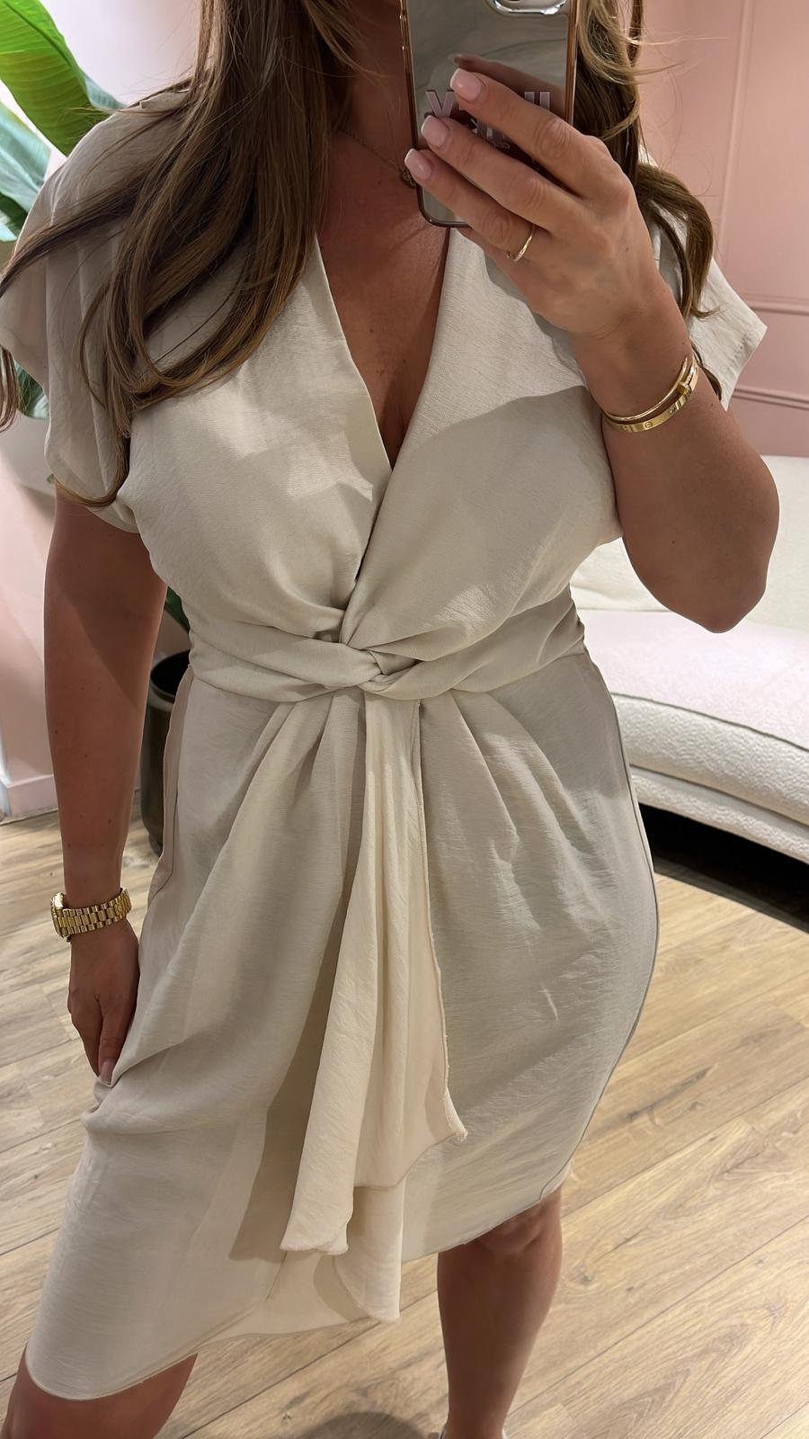 Azzuro Sofia Dress - crème