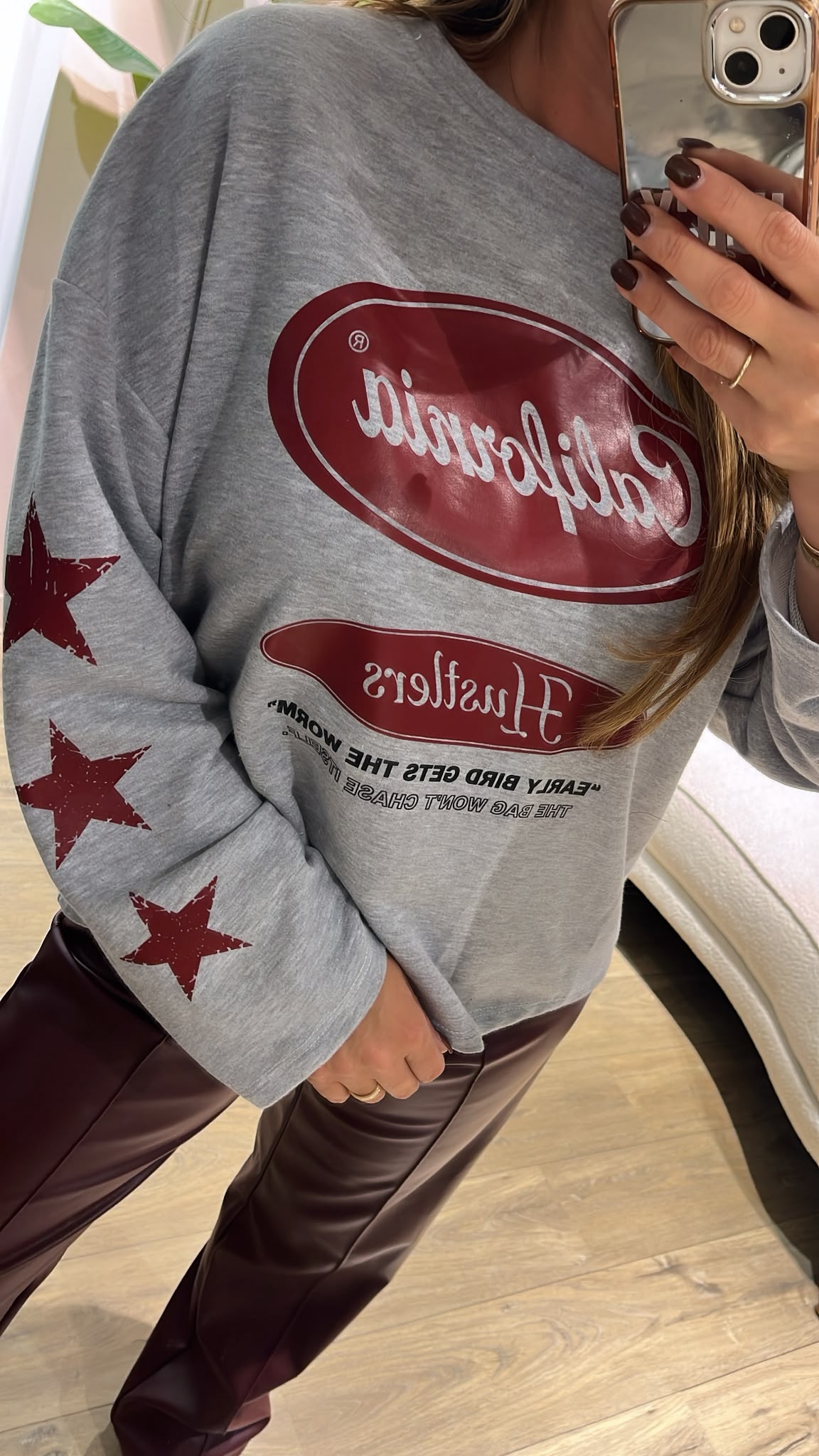 California Stars Sweater - grijs