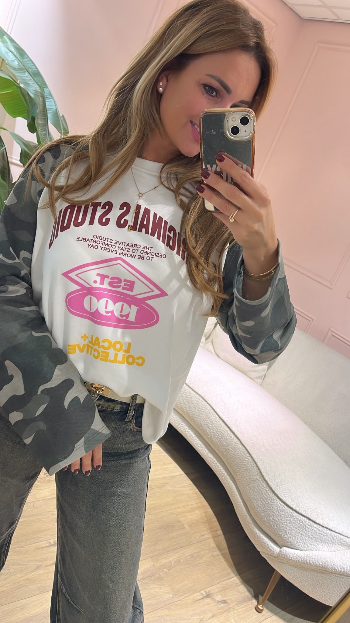 Statement Sweater - camo