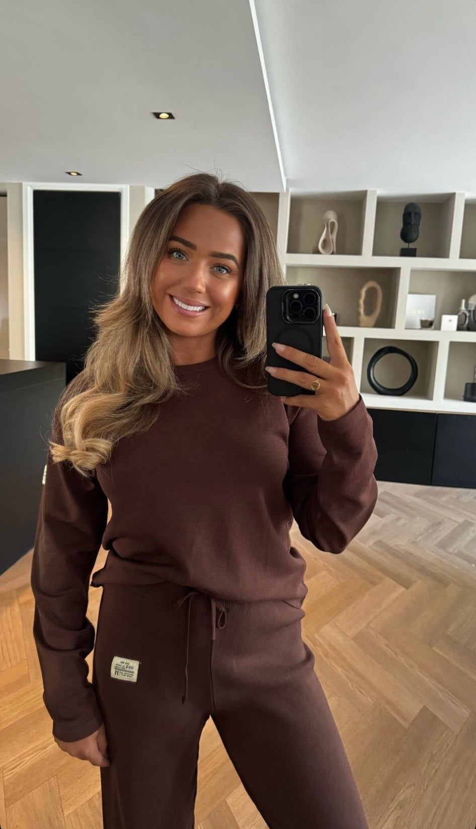 Anne Loungewear Set - Brown