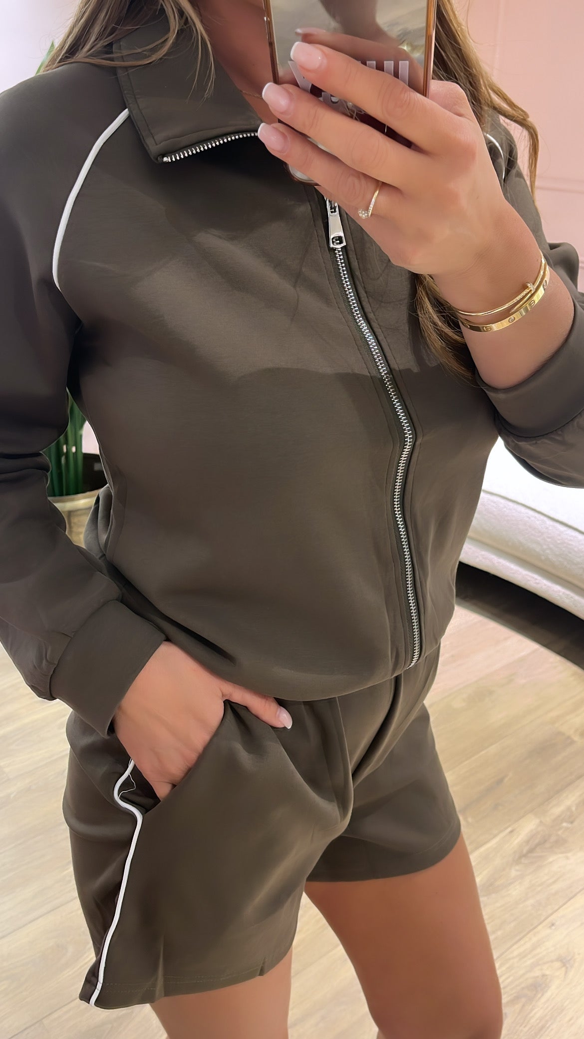 Zip Set Army Groen