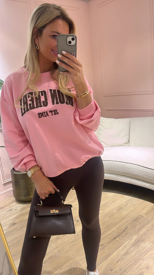 Sweater Mon Cheri Roze