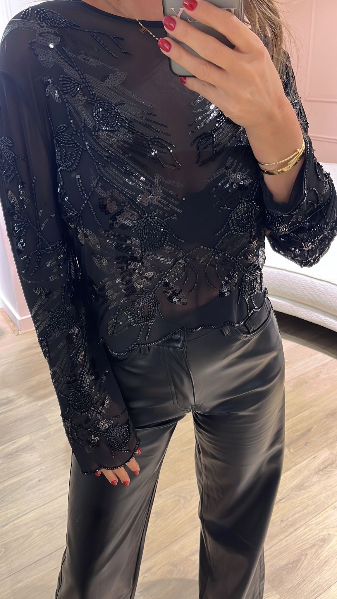 Raven Faux Leather Pants