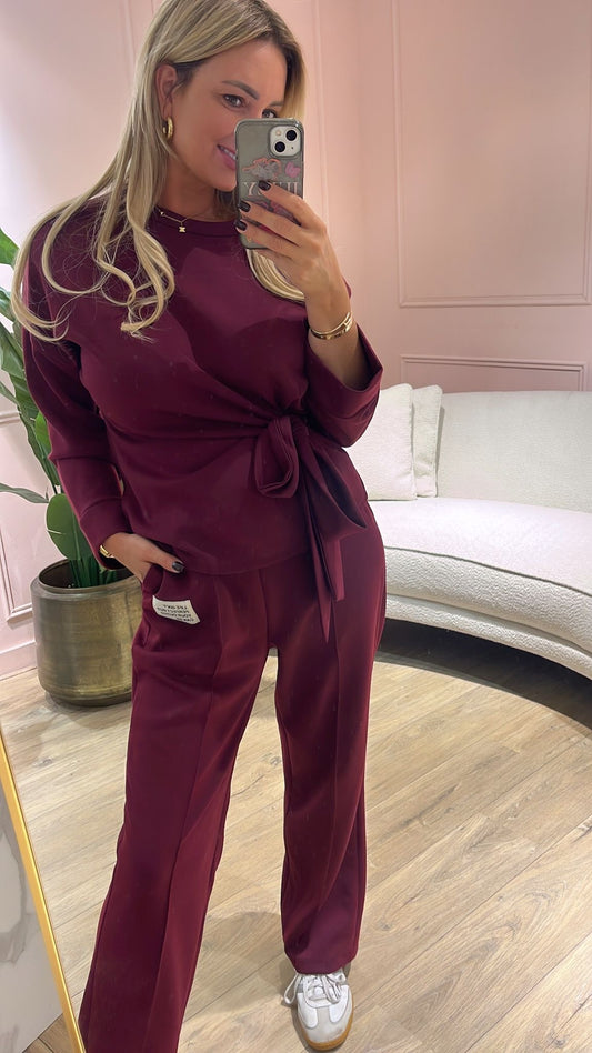 Loungewear Set - Bordeaux