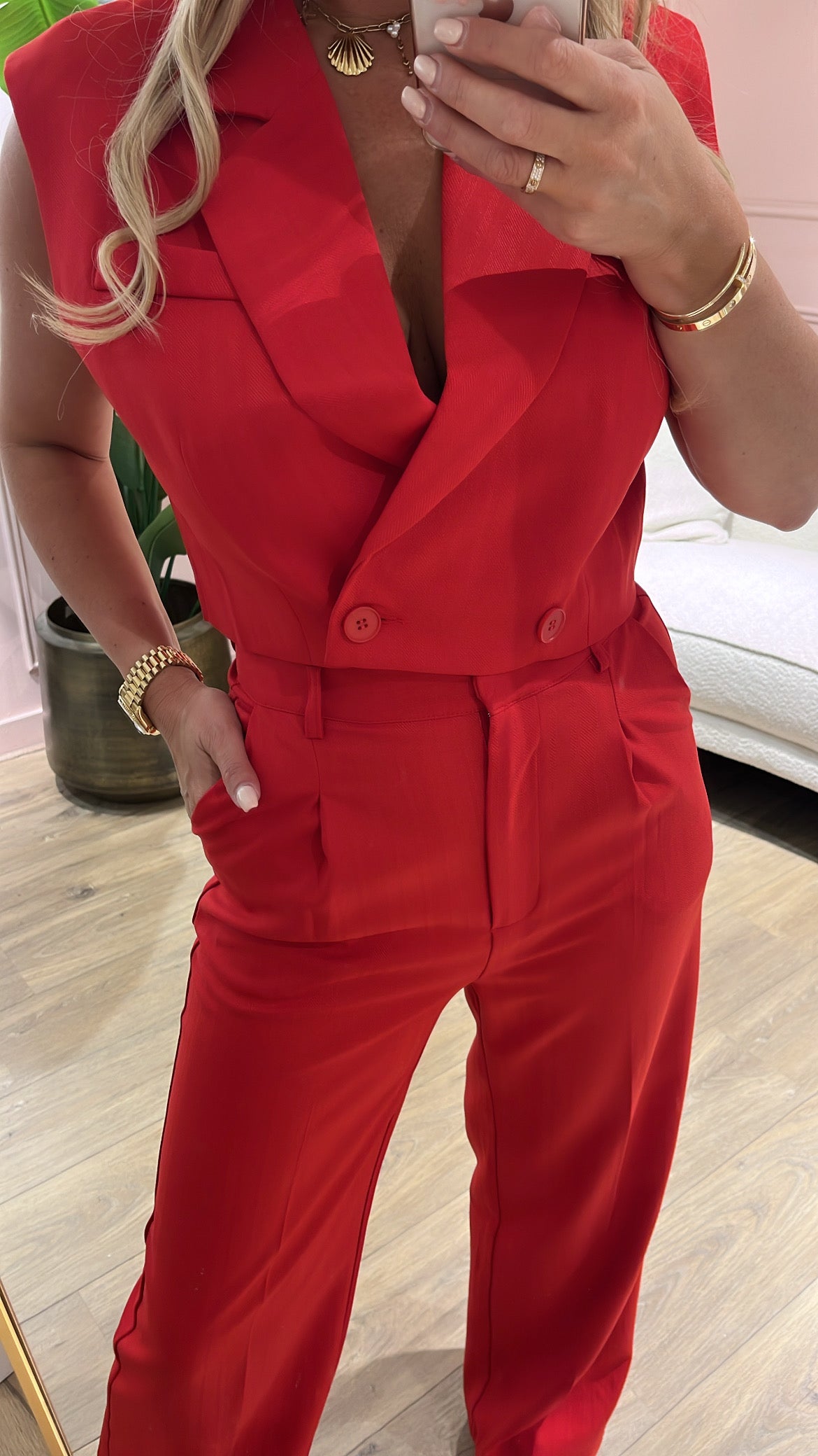 Gilet Kimmy Rood