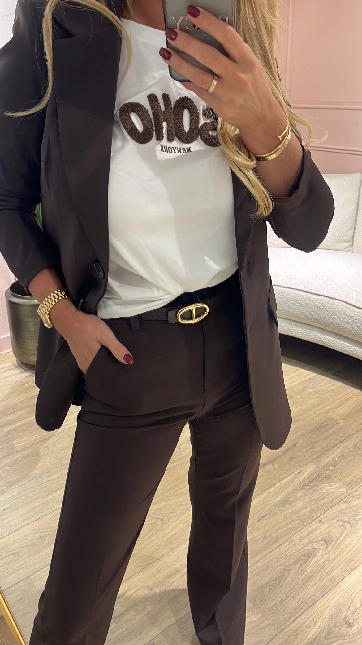 Pantalon Broek Lillian Bruin