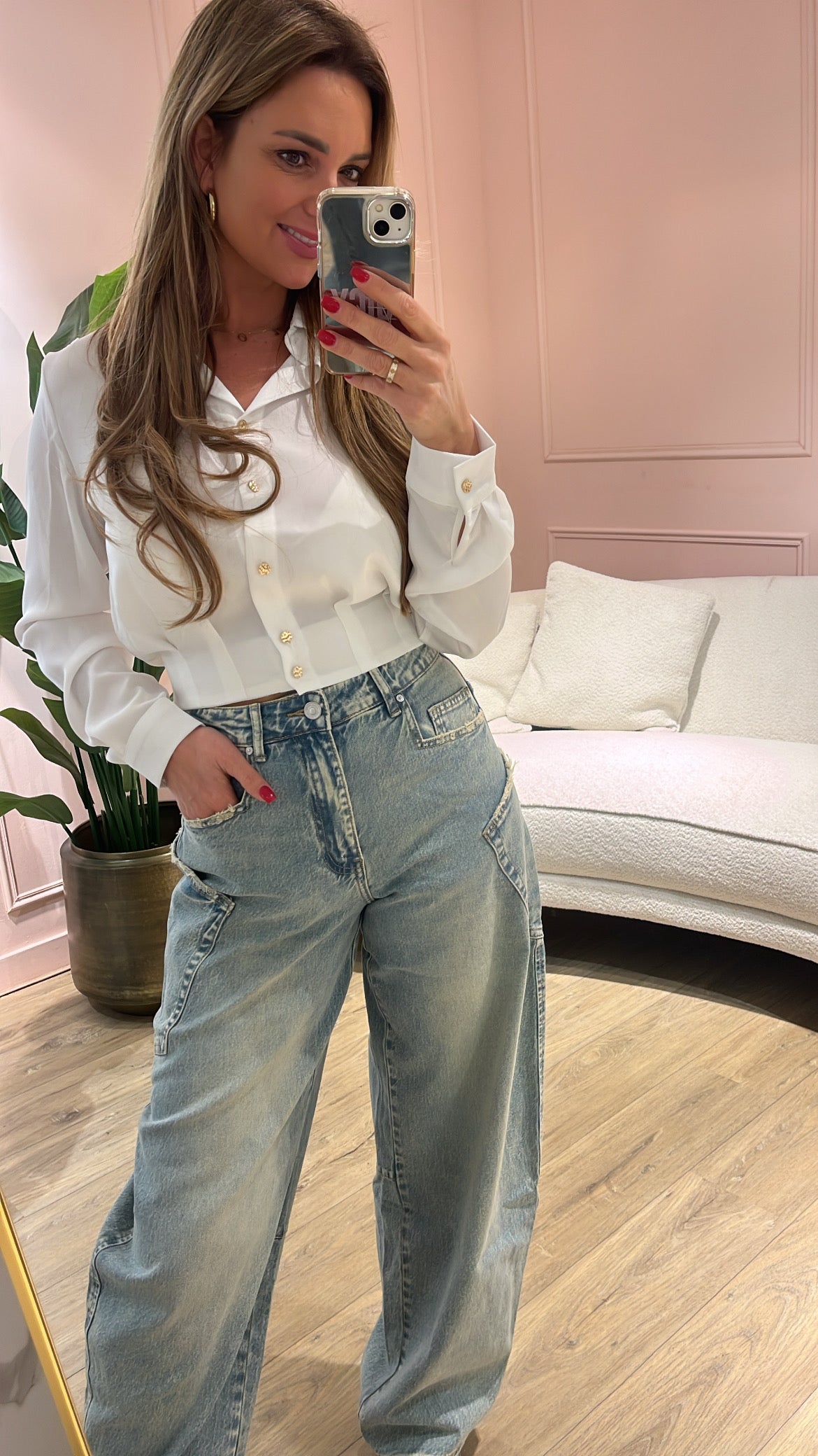 Barrel Broek Queen Hearts