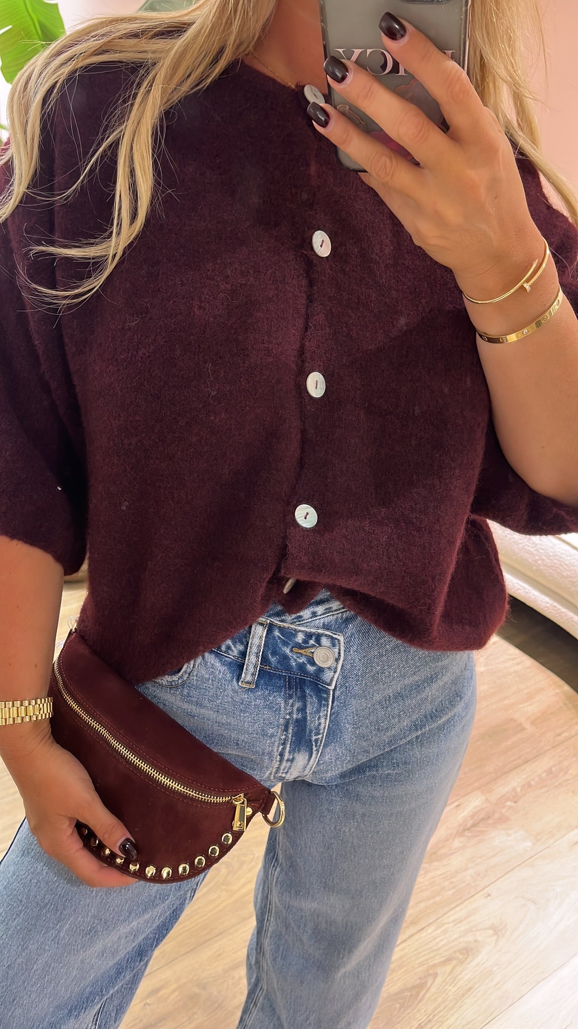 Vest Tess Bordeaux