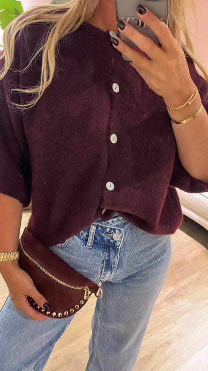 Vest Tess Bordeaux