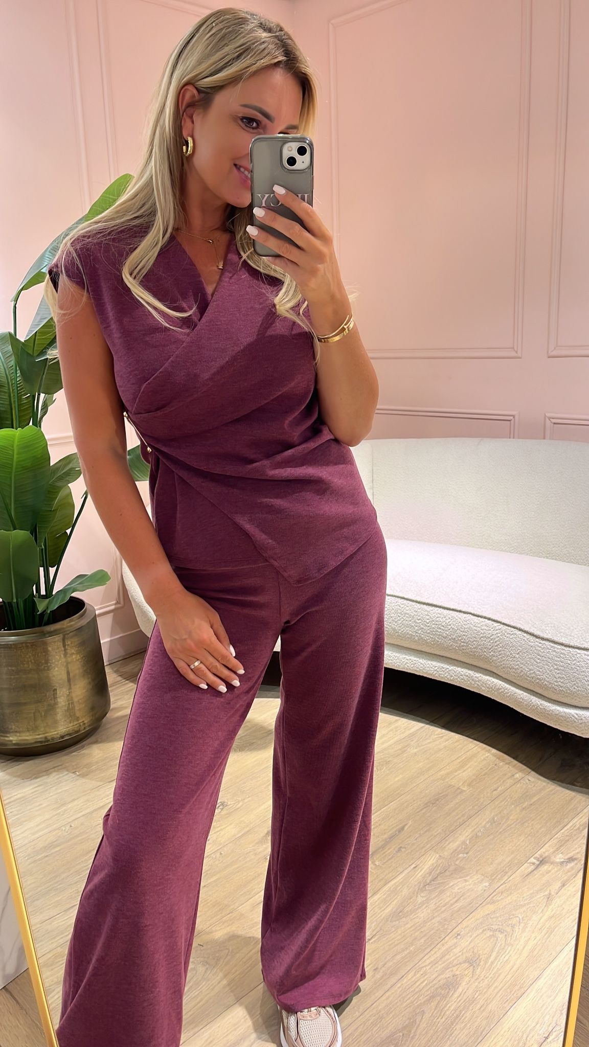Casual Classy Set - Bordeaux