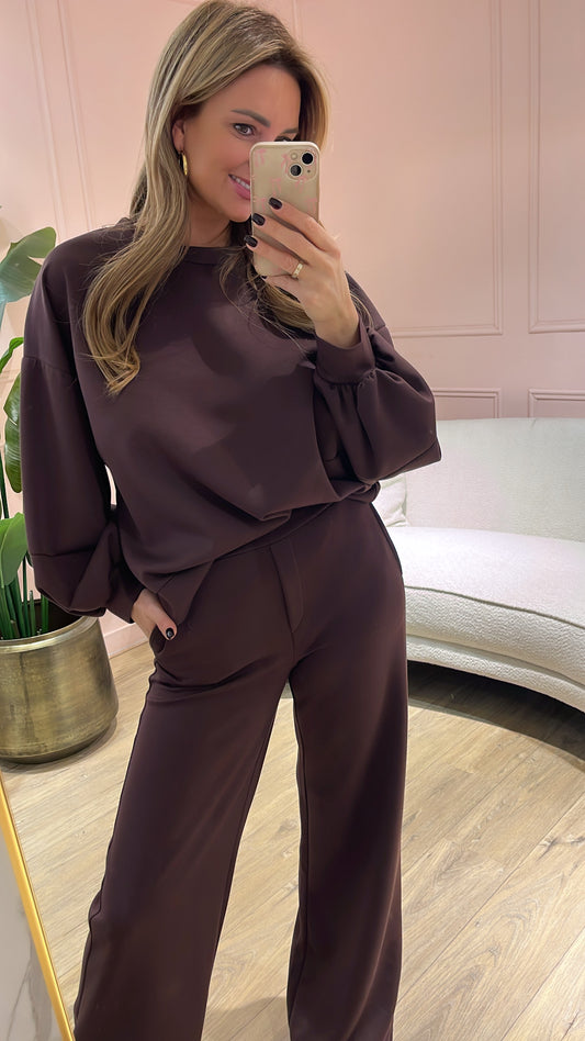 Broek Amelie Azzuro Choco