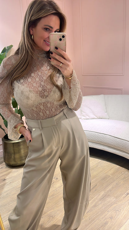 Barrel Broek Ambika Didi Beige