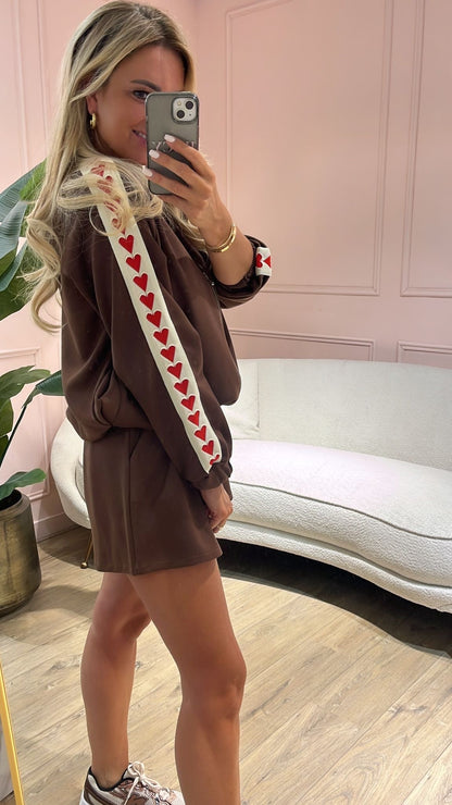 Sweetheart Lounge Set - Brown