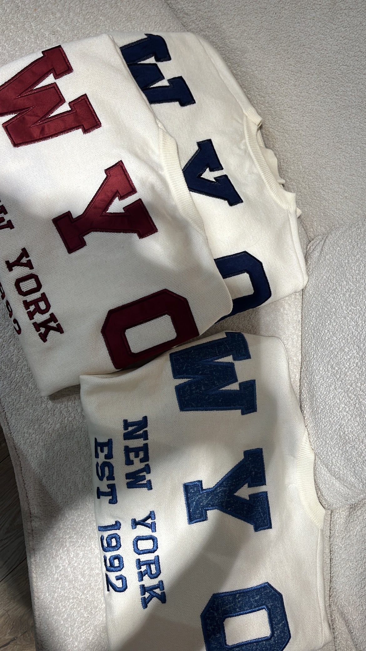 Trui New York Blauw