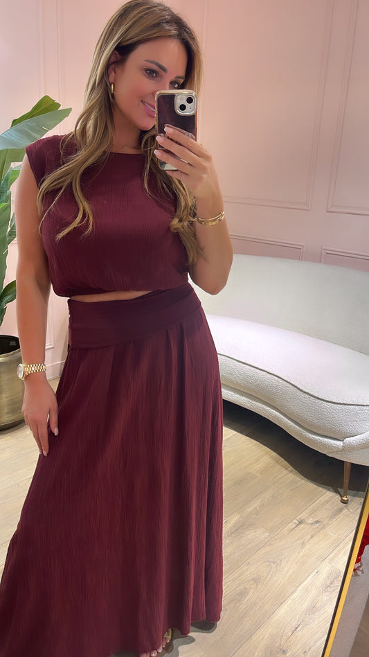 Luna Flow Set Burgundy