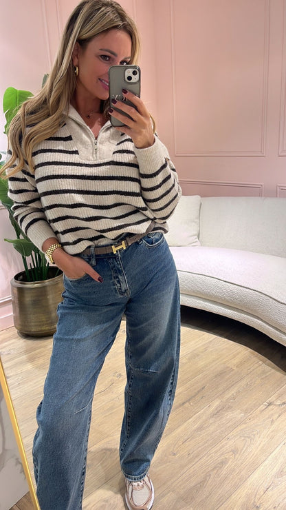 The Paris Striped Knit