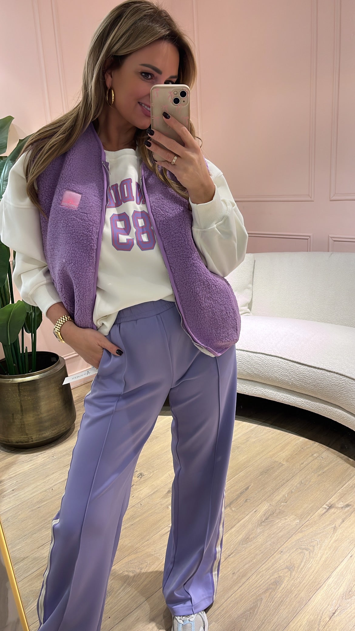 Joggingbroek Azzuro Lila