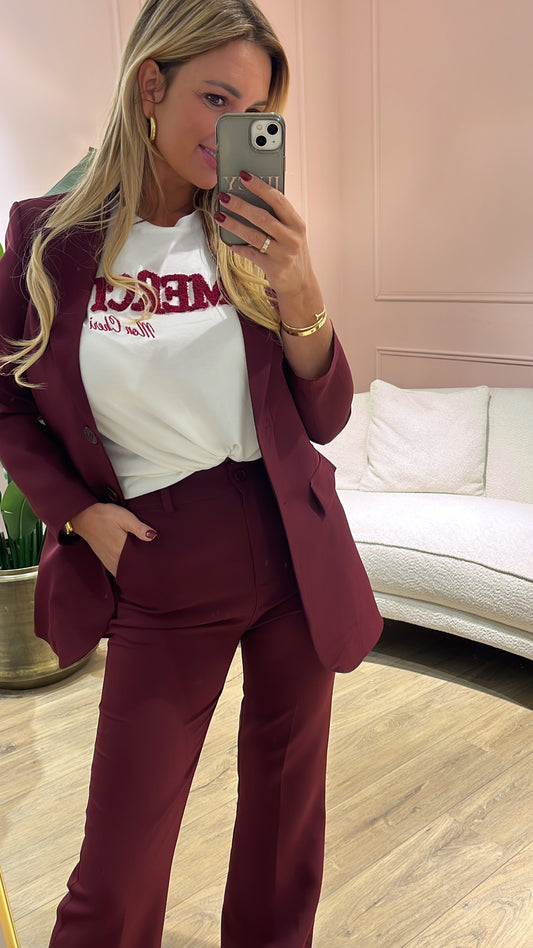 Blazer Lillian Bordeaux