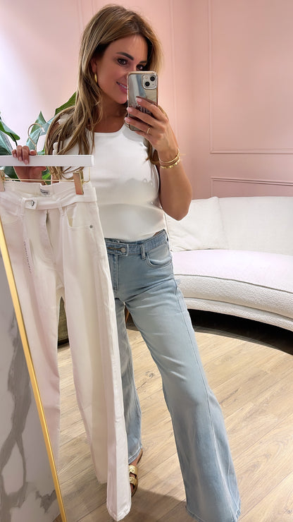 Queen Hearts Broek denim Anneloes
