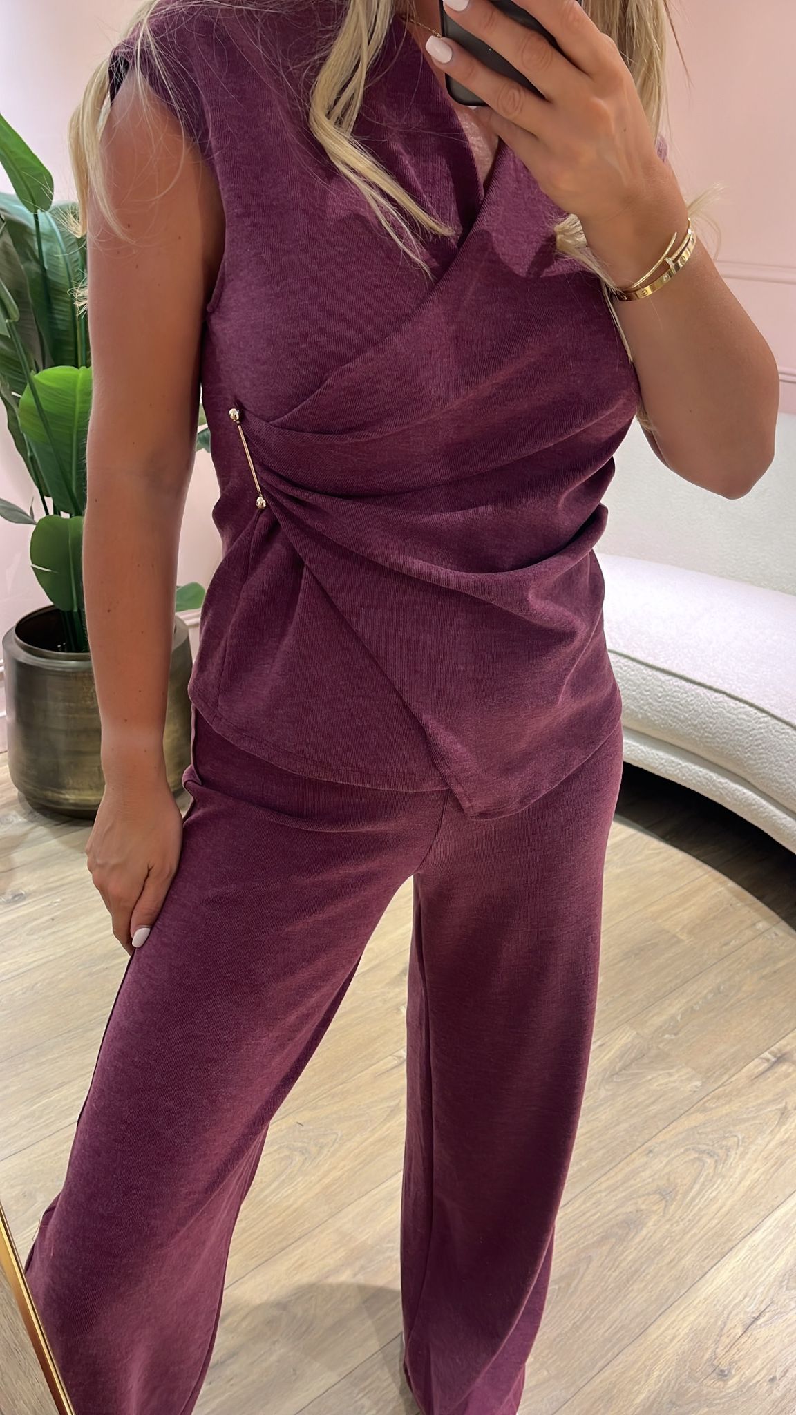 Casual Classy Set - Bordeaux