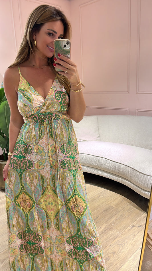 SALE !! Jurk Marith-groen