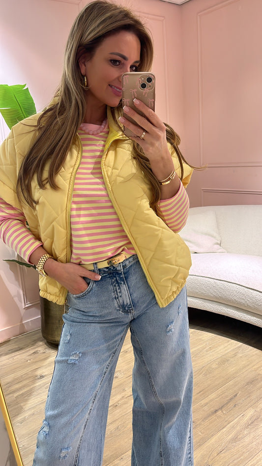 Bodywarmer Olivia Geel