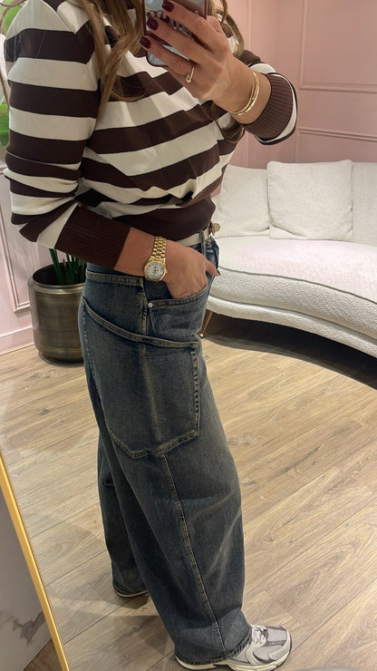 Cargo Jeans - washed grey