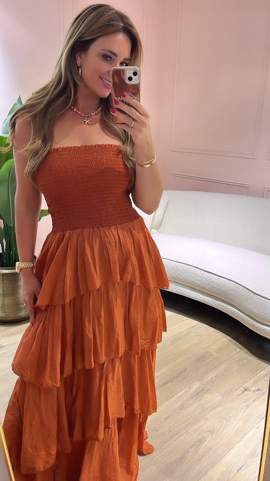 Amélie Maxi Dress - terracotta
