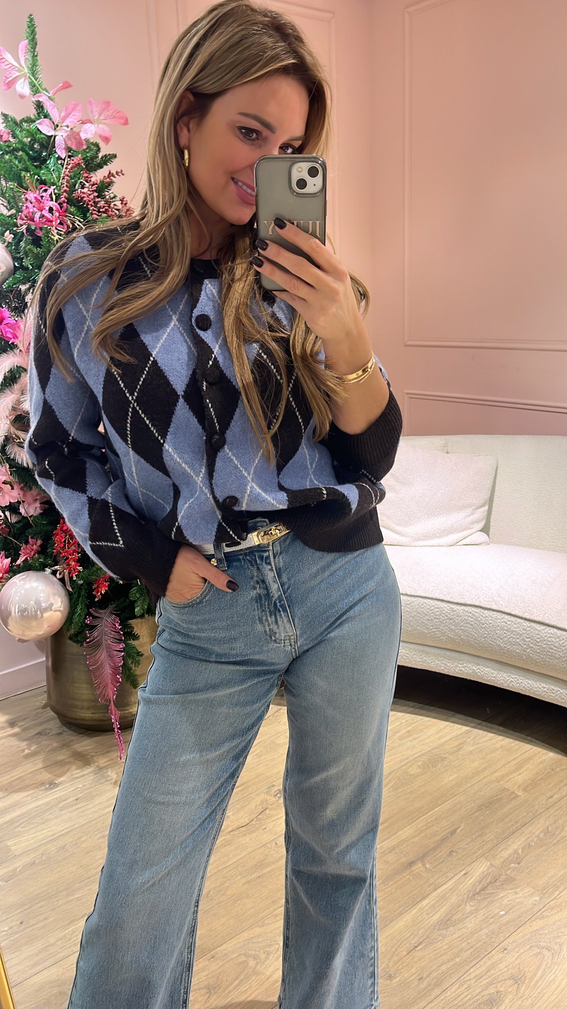 Vestje Anne Blauw-Bruin