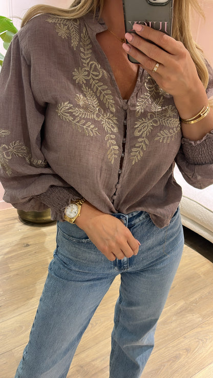 Blouse Sophie Coffee